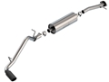 Borla 15-21 Chevrolet Colorado S-Type Cat-Back Black Chrome Tips 140645BC