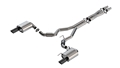 Borla 2024 Ford Mustang GT 5.0L V8 w/o Active Exhaust S-Type Cat-Back Exhaust System - Black Chrome 140960BC
