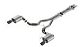 Borla 2024 Ford Mustang GT 5.0L V8 w/o Active Exhaust S-Type Cat-Back Exhaust System - Carbon Fiber 140960CFBA