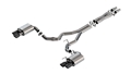 Borla 2024 Ford Mustang GT 5.0L V8 w/ Active Exhaust ATAK Cat-Back Exhaust System - Black Chrome 140963BC