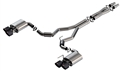Borla 2024 Ford Mustang Dark Horse 5.0L V8 w/Active Exhaust S-Type Cat-Back Exhaust System - CF Tips 140964CFBA