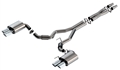 Borla 2024 Ford Mustang GT 5.0L V8 3 in S-Type Catback Non-Active Exhaust- Chrome Quad Tip 140969