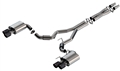 Borla 2024 Ford Mustang GT 5.0L V8 3 in ATAK Catback Non-Active Exhaust- Carbon Fiber Quad Tip 140970CFBA