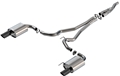 Borla 2024 Ford Mustang 2.3L Ecoboost 2.50 S-TYPE Black Chrome Catback Exhaust - Non-Active 140979BC