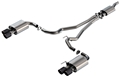 Borla 2024 Ford Mustang 2.3L Ecoboost S-Type Catback Exhaust CF BA w/ Quad Tips - Non-Active 140981CFBA