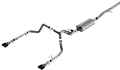 Borla 2024 Chevy Silverado 1500 6.2L V8 Touring Catback Exhaust w/ Simulator - Black Chrome 140991BC