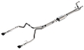 Borla 24-25 Chevy Silverado 1500 (6.2L V8) S-Type Cat Back - 3.5in Black Chrome Tips 141000BC