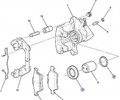 Seal Kit, LNF Rear Caliper Repair Kit 18048685