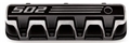 Valve Covers, Black with 502 19421388