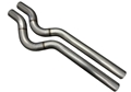 Stainless U-Bend Exhaust Tubing (44" Long, 3" Dia) Pair 25-1004