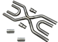 Universal 2 1/2" Exhaust Builder Kit (304 Stainless) 25-1032