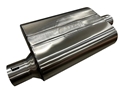2.5" Inlet/Outlet "Chambered Series" Muffler (Offset Inlet, Center Outlet) 25-1096