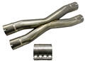 Universal X Pipe 3" (304 Stainless) 26" Length 25-1147