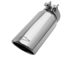 2.7L Polished Stainless Steel Single Outlet Exhaust Tip 84722774
