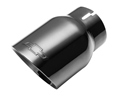 2.7L Black Chrome Single Outlet Exhaust Tip with Bowtie Logo 84894462