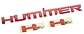 Hummer EV Emblems in Performance Red 85513232