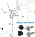 Handle Kit, EV Pickup Aux E/Gate Step 86530678Kit