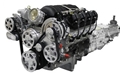 376 c.i. Engine LS 530 HP Standard Edition Builder Series TKX Manual Transmission with Polished Pulley Kit - Fuel Injected BLS3763KTKX