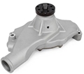 Aluminum Mechanical Water Pump, Chevy BB, Short, Standard Rotation, Satin BPP9212