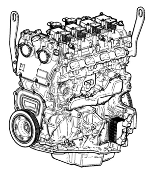 2023-2024+ Colorado 2.7C L2R Engine 12731690