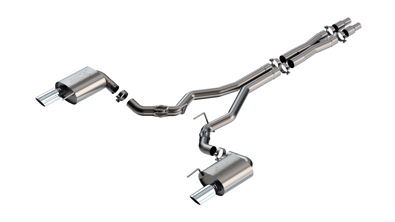 Borla 2024 Ford Mustang GT 5.0L V8 w/o Active Exhaust ATAK Cat-Back Exhaust System 140961