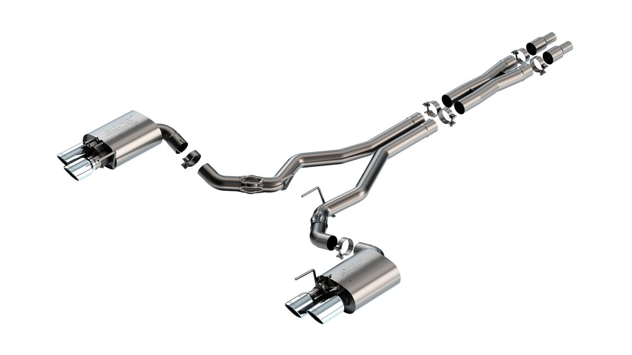 Borla 2024 Ford Mustang GT 5.0L V8 w/ Active Exhaust ATAK Cat-Back Exhaust System 140963