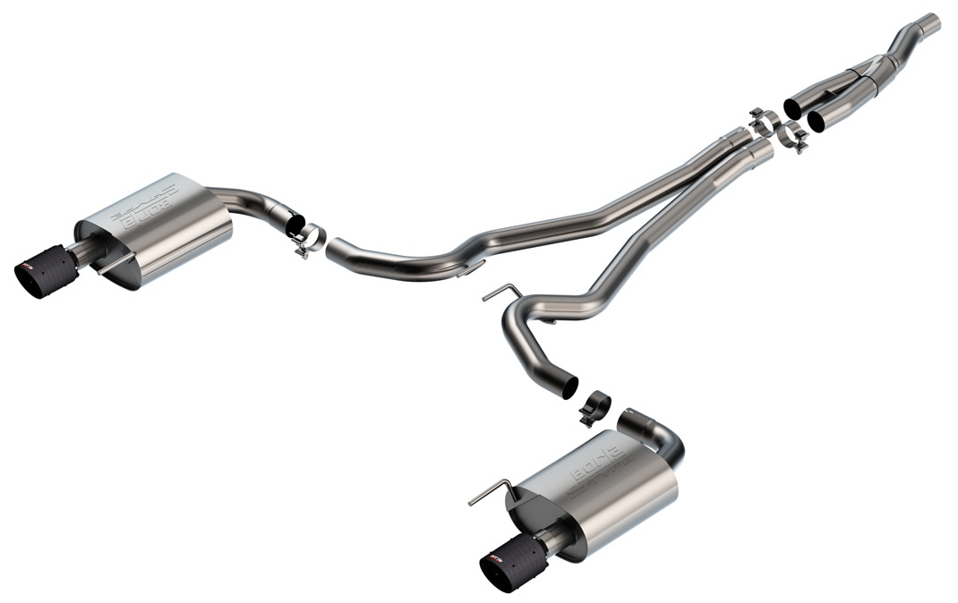 Borla 2024 Ford Mustang 2.3L Ecoboost 2.50 S-TYPE CFBA Catback Exhaust - Non-Active 140979CFBA