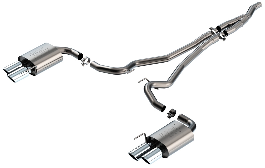 Borla 2024 Ford Mustang Ecoboost 2.3L Cat-Back Exhaust System ATAK w/ Quad Tip - Non-Active 140982