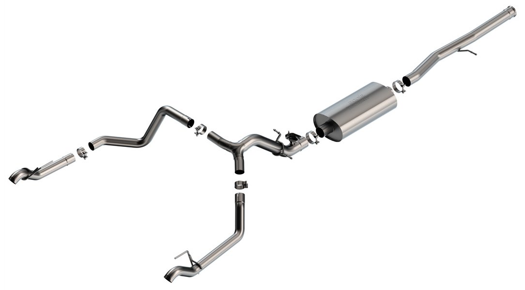 Borla 2024 Chevy Silverado 1500 6.2L V8 Touring Catback Exhaust (Use Fact Fascia Tips) 140990