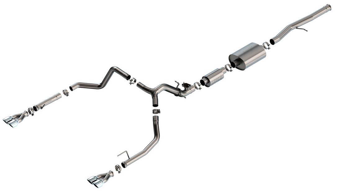 Borla 2024 Chevy Silverado 1500 6.2L V8 S-Type Catback Exhaust w/ Simulator - Chrome 140995