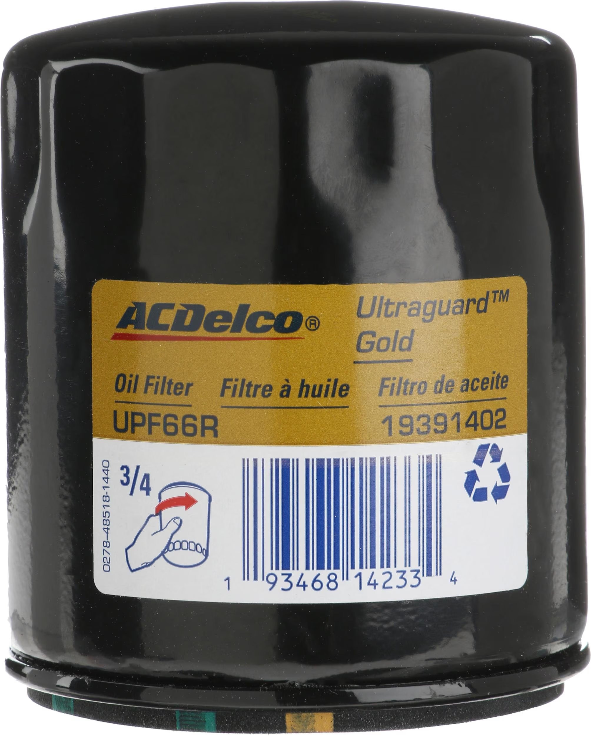 Ultraguard Gold Oil Filter 19391402