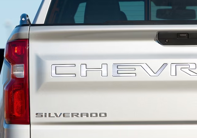 3-D Stamped CHEVROLET Tailgate Lettering in Polished Stainless Steel 19419884