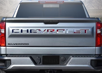 3-D Urethane CHEVROLET Tailgate Lettering in Americana 19432563