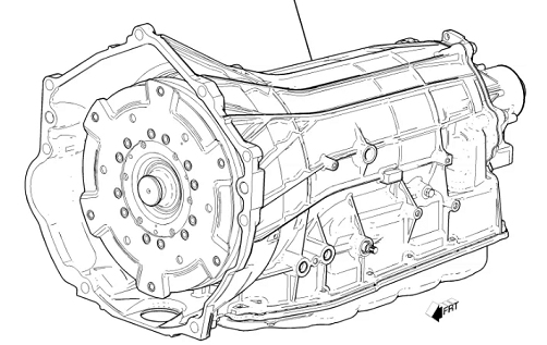 Transmission, Auto 8 SP RWD 19540249