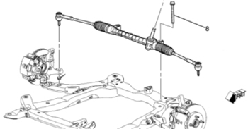 Bolt, Steering Gear Mounting 22657685
