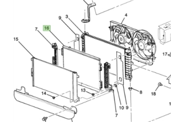 Radiator, Charg Air Clr 22720231