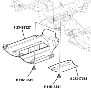 Shield Front w/o ZR2 23488327