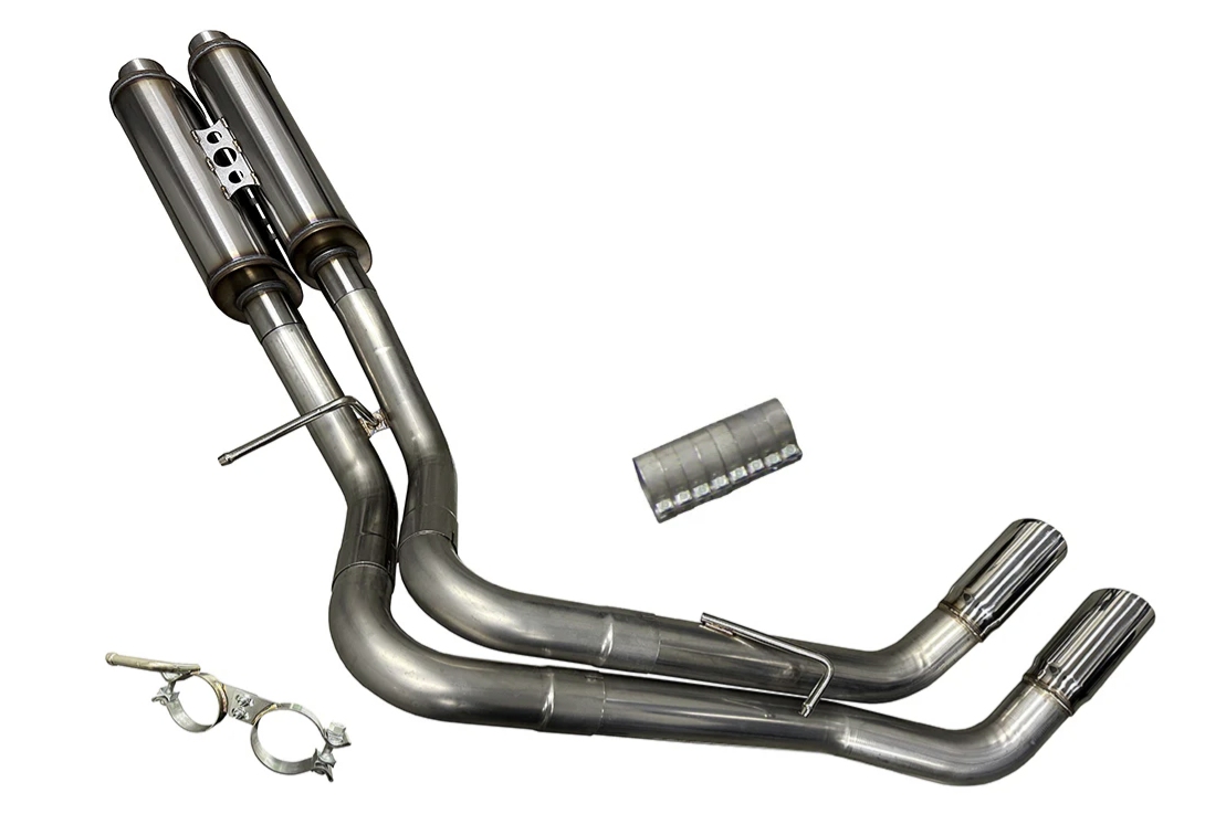 Silverado & Sierra Universal True Dual Rear Exit (Muffler Kit) 1999-2019 25-1008