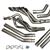 Mustang 1 7/8" Longtube Headers & X-Pipe 2015-2023 (5.0L Coyote) 25-1085