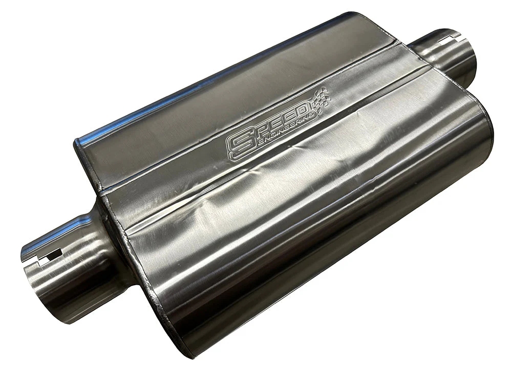 3" Inlet/Outlet "Chambered Series" Muffler (Center Inlet, Center Outlet) 25-1097