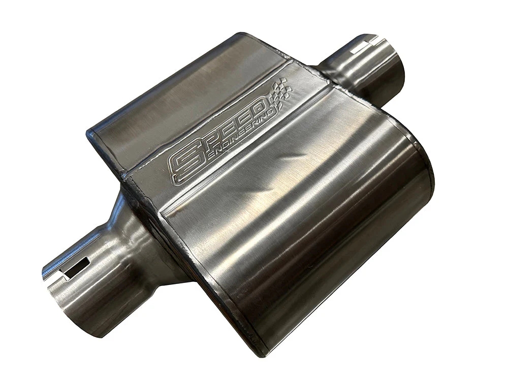 2.5" Inlet/Outlet "Race Series" Muffler (Center Inlet, Center Outlet) 25-1104