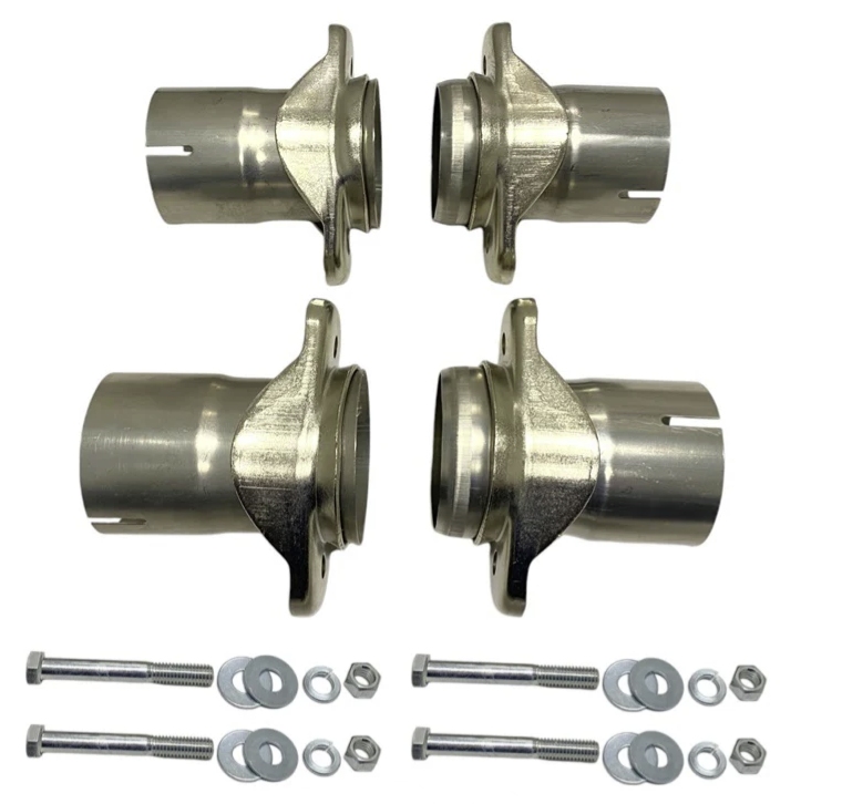 Universal Ball Flange Collector Kit (2.5"Inlet/Outlet) Stainless 25-1139