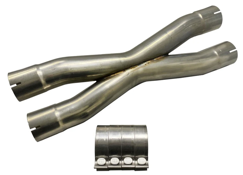 Universal X Pipe 3" (304 Stainless) 26" Length 25-1147