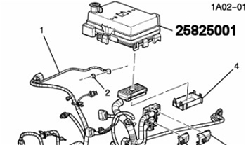 Block Asm-Eng Wrg Harn Junc 25825001