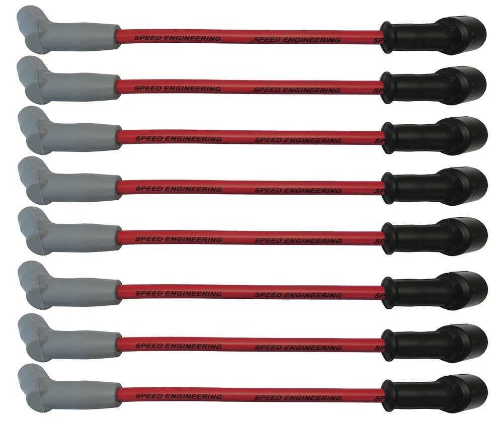 LT Spark Plug Wires Car, Truck, & SUV 10" Length (LT1 & LT4 Engines) "RED" 26-1001