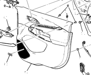 RF Door Trim 42793776