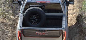 AEV Vertical Tire Mount for 2020+ Chevrolet Silverado HD and GMC Sierra HD 56060005AA