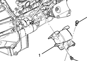 L96 Mount, Engine LH, RH 84016258