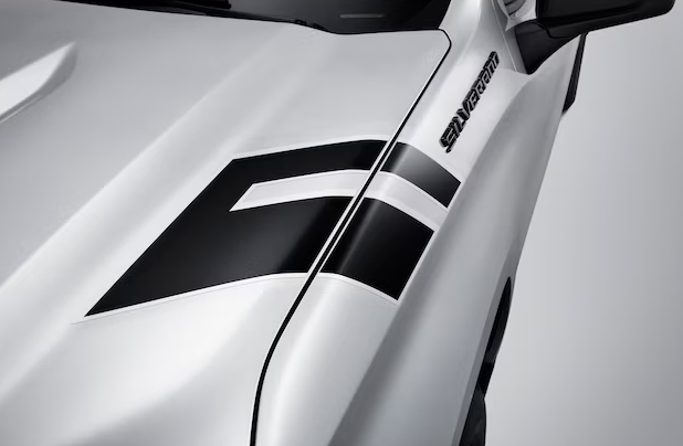 Fender Hash Mark Decal Package in Black with Silver Outline 84426012