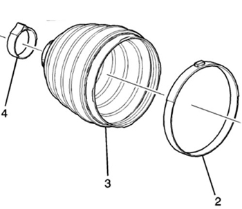 Boot Kit, CV Joint Kit ZR2 w-Locking Dif LH, RH 2023-2024 84803133